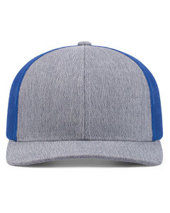 Pacific Headwear 210C Melange Heather Low-Profile Trucker