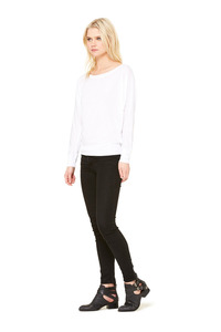 Bella + Canvas 8850 Women’s Flowy Off Shoulder Long Sleeve Tee thumbnail