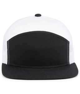 Pacific Headwear PHP787 6-Panel Arch Trucker Snapback Cap
