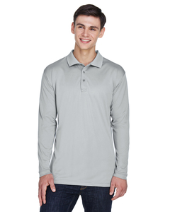 UltraClub 8405LS Adult Cool & Dry Sport Long-Sleeve Polo