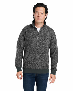 J America 8713JA Unisex Aspen Fleece Quarter-Zip Sweatshirt