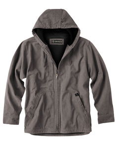 Dri Duck DD5090T Men's 100% Cotton 12 oz. Canvas/Polyester Thermal Lining Hooded Tall Laredo Jacket
