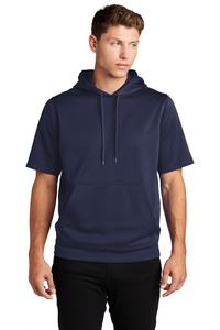 Sport-Tek ST251 Sport-Wick ® Fleece Short Sleeve Hooded Pullover