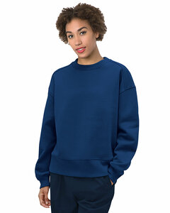 Bayside 7702BA Ladies' Crewneck Fleece