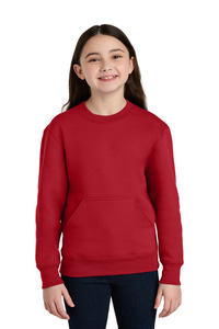 Port & Company PC78YPKT Port & Co ™ Youth Core Fleece Crewneck Pocket Sweatshirt