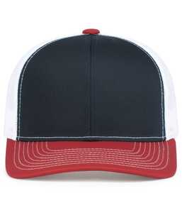 Pacific Headwear PH104S Contrast Stitch Trucker Snapback