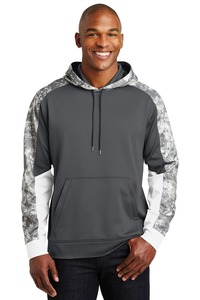 Sport-Tek ST231 Sport-Wick ® Mineral Freeze Fleece Colorblock Hooded Pullover