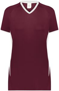 Augusta Sportswear 6916 Girls Cutter+ V-Neck Jersey
