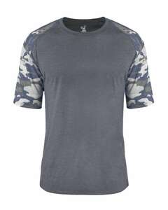 Badger Sport 4970 Vintage Camo Sport Tri Blend Tee