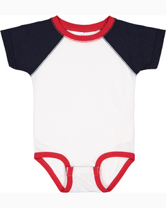 Rabbit Skins RS4430 Infant Baseball Bodysuit