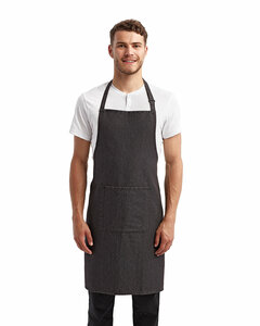 Artisan Collection by Reprime RP154 Unisex 'Colours' Recycled Bib Apron with Pocket