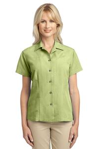Port Authority L536 Ladies Patterned Easy Care Camp Shirt