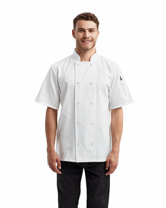 Artisan Collection by Reprime RP656 Unisex Short-Sleeve Sustainable Chef's Jacket