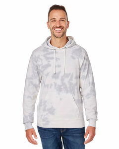 J America JA8861 Adult Tie-Dye Pullover Hooded Sweatshirt