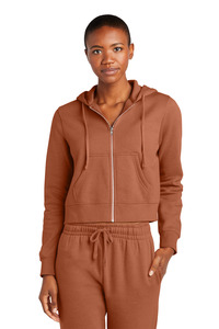 District DT6103 Women's V.I.T. ™ Fleece Full-Zip Hoodie