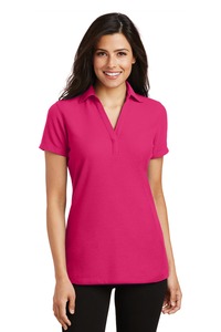 Port Authority L5001 Ladies Silk Touch ™ Y-Neck Polo