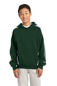 Sport-Tek YST265 Youth Sleeve Stripe Pullover Hooded Sweatshirt