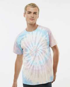 Dyenomite 200MS Multi-Color Spiral Tie-Dyed T-Shirt