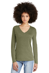District DT135 Women's Perfect Tri ® Long Sleeve V-Neck Tee