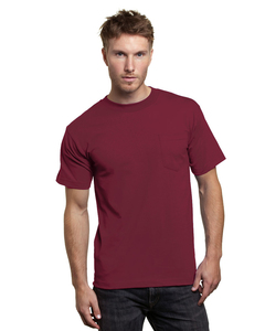 Bayside BA7100 Adult 6.1 oz., 100% Cotton Pocket T-Shirt