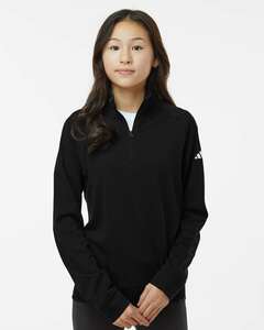 Adidas A4001 Youth Quarter-Zip Pullover