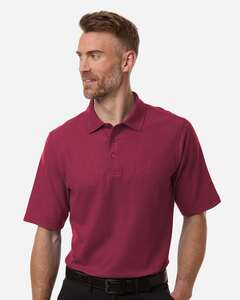 Harriton HM105 Men's Maverick CVC Pique Polo
