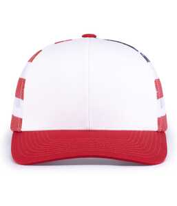 Pacific Headwear 104P PRINTED TRUCKER CAP