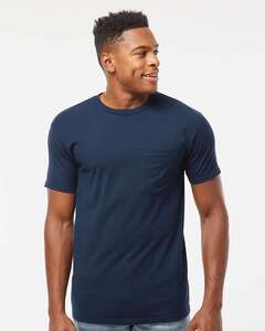 Tultex 0293TC Unisex Heavyweight Jersey Pocket T-Shirt thumbnail