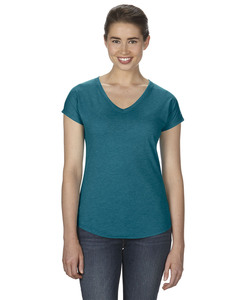 Anvil 6750VL Ladies Tri-Blend V-Neck Tee