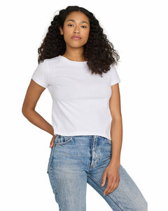 US Blanks US531OR Ladies' Organic Baby Rib Crop T-Shirt