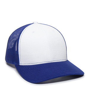 Outdoor Cap OC771 Structured Trucker With Solid Mesh Back Hat