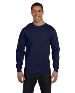 Hanes 5586 | Authentic-T ® 100% Cotton Long Sleeve T-Shirt | ShirtSpace