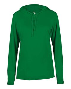 Badger Sport 4165 B Core L/S Women's Hood Tee