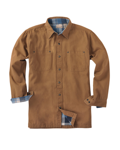 Backpacker BP7006T Men's Tall Canvas Shirt Jacket with Flannel Lining