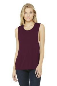 Bella + Canvas B8803 Women's Flowy Scoop Muscle Tank thumbnail