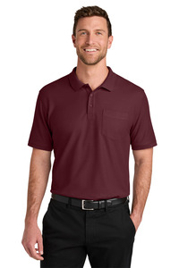 Port Authority K200P Wearever Signature Pique Pocket Polo