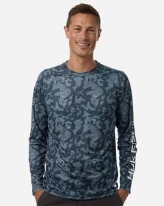 HUK H12L0017 Men's Lopro Running Lakes Long Sleeve T-Shirt