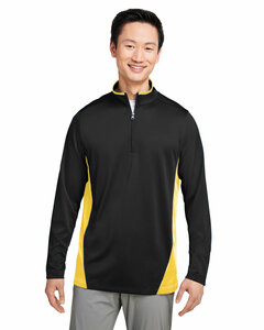 Harriton M786 Men's Flash Snag Protection Plus IL Colorblock Quarter-Zip