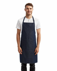 Artisan Collection by Reprime RP154 Unisex 'Colours' Recycled Bib Apron with Pocket