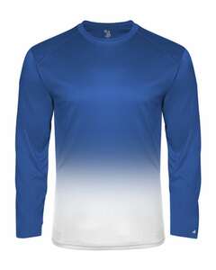 Badger Sport BG2204 Ombre L/S Youth Tee