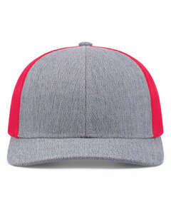 Pacific Headwear 210C Melange Heather Low-Profile Trucker