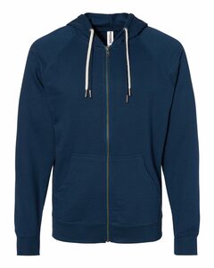 Independent Trading Co. SS1000Z Icon Unisex Lightweight Loopback Terry Full-Zip Hooded Sweatshirt