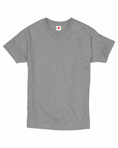 Hanes ComfortSoft Short Sleeve T-Shirt For Men - XL Size, Red Pepper Heather Color, Machine Wash Cotton Tee - View #7