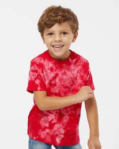 Dyenomite 330CR Toddler Crystal Tie-Dyed T-Shirt