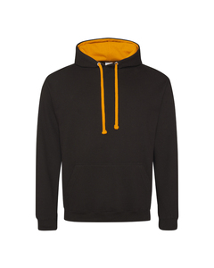 Just Hoods By AWDis JHA003 Adult 80/20 Midweight Varsity Contrast Hooded Sweatshirt
