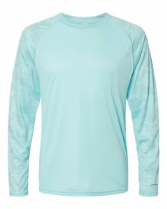 Paragon SM0216 Cayman Performance Camo Colorblock Long Sleeve T-Shirt