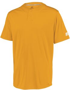 Russell Athletic 3R7X2B Youth Performance Two-Button Solid Jersey