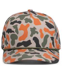 Pacific Headwear P685 DUCK CAMO 5-PANEL TRUCKER CAP