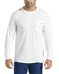 Dickies SL600 Men's Temp-iQ Performance Cooling Long Sleeve Pocket T-Shirt