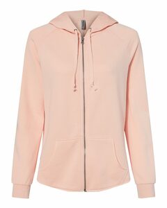 Independent Trading Co. PRM2500Z Women's California Wave Wash Full-Zip Hooded Sweatshirt